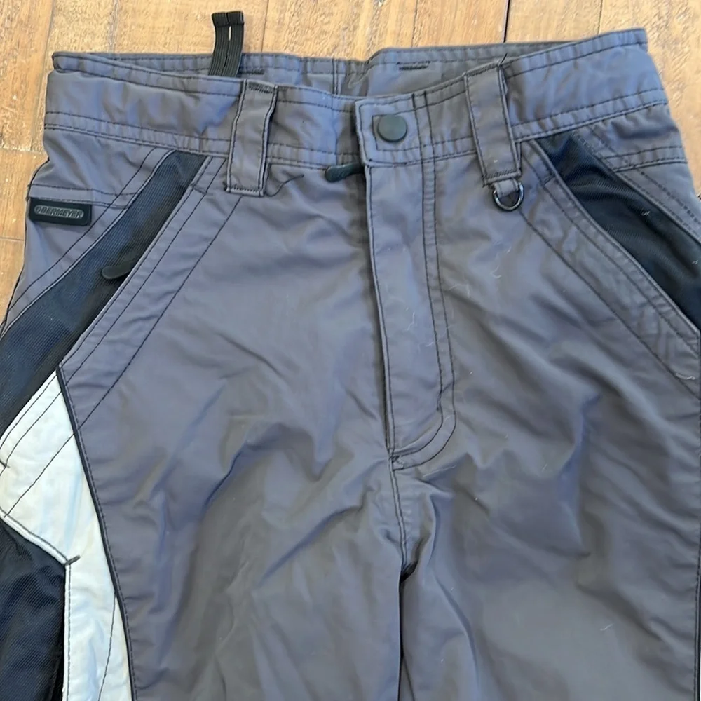 Obermeyer Mach one gray insulated snow pants